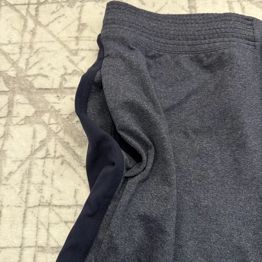 Lululemon Mens‎ Training Sweat Shorts XXL Gray Black Drawstring Athletic Gym